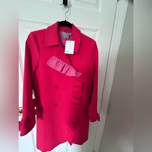 ASOS Pink Trench Coat with Modern Sheen